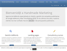 Tablet Screenshot of handmademkt.com
